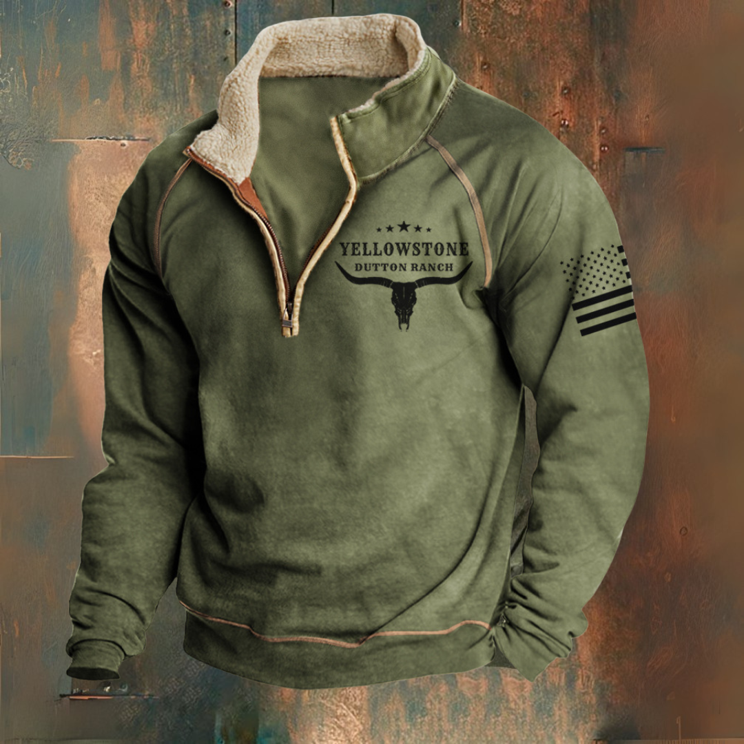 Half-Zip Comfortable Western