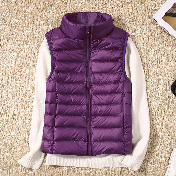 Amira™ | Lightweight Puffer Vest with Pleated Design