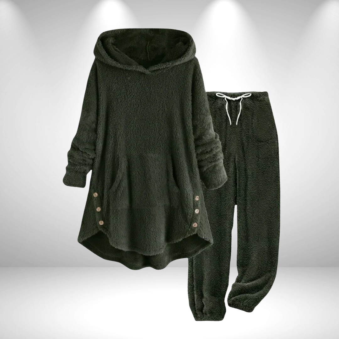 Cressy™ | The Ultra-Plush Tunic Lounge Set – Winter Warmth Edition