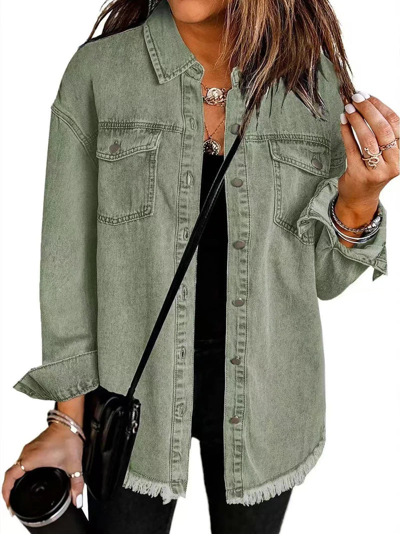 STEFANIA™ | TIMELESS STYLE DENIM JACKET