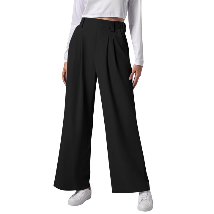 High Waist Pants – Loose Fit &amp; Flexible Waistband