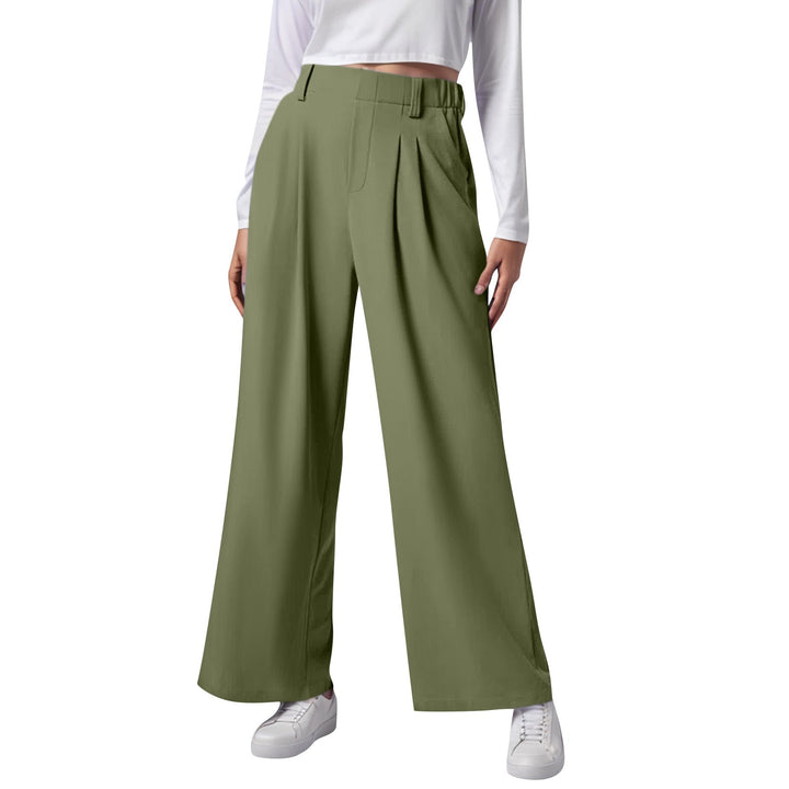 High Waist Pants – Loose Fit &amp; Flexible Waistband