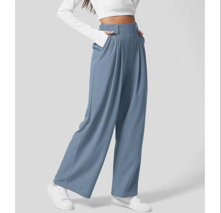 High Waist Pants – Loose Fit &amp; Flexible Waistband