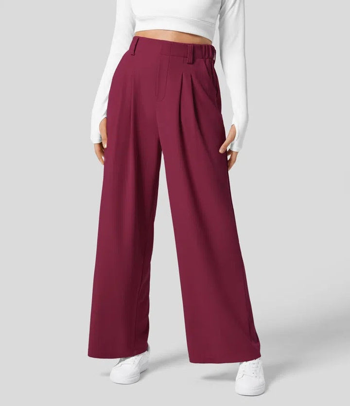 High Waist Pants – Loose Fit &amp; Flexible Waistband