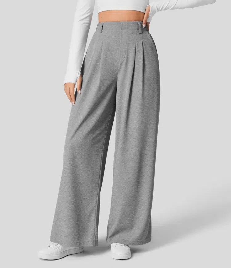 High Waist Pants – Loose Fit &amp; Flexible Waistband
