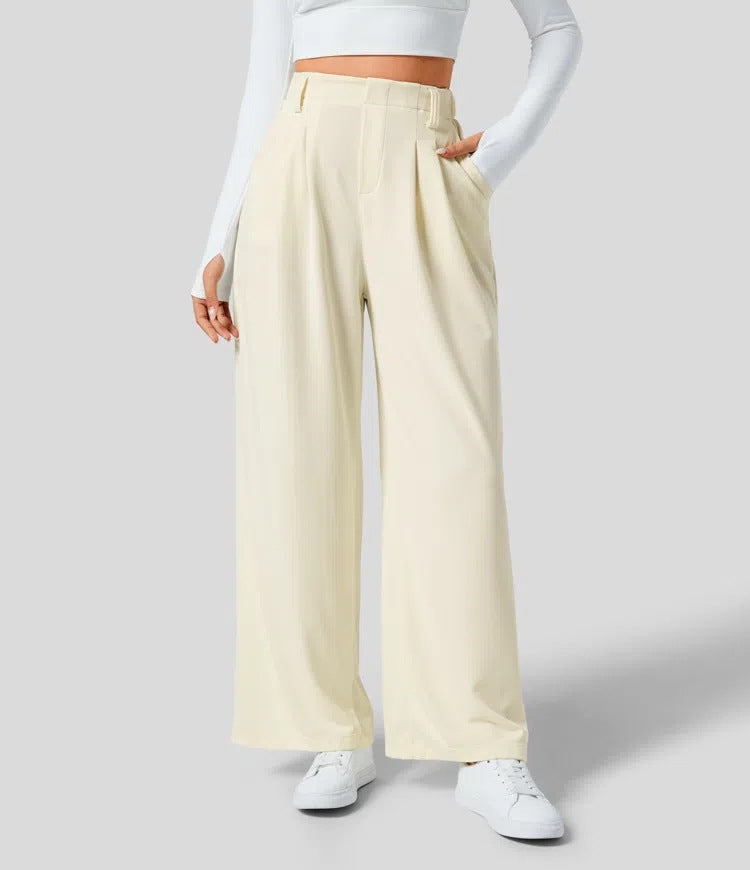 High Waist Pants – Loose Fit &amp; Flexible Waistband