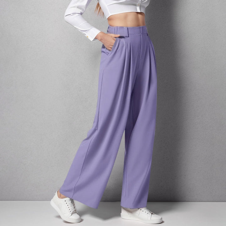 High Waist Pants – Loose Fit &amp; Flexible Waistband