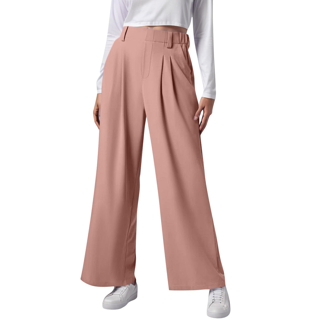 High Waist Pants – Loose Fit &amp; Flexible Waistband