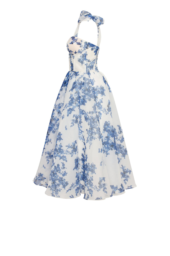 Charming blue Midi Dress