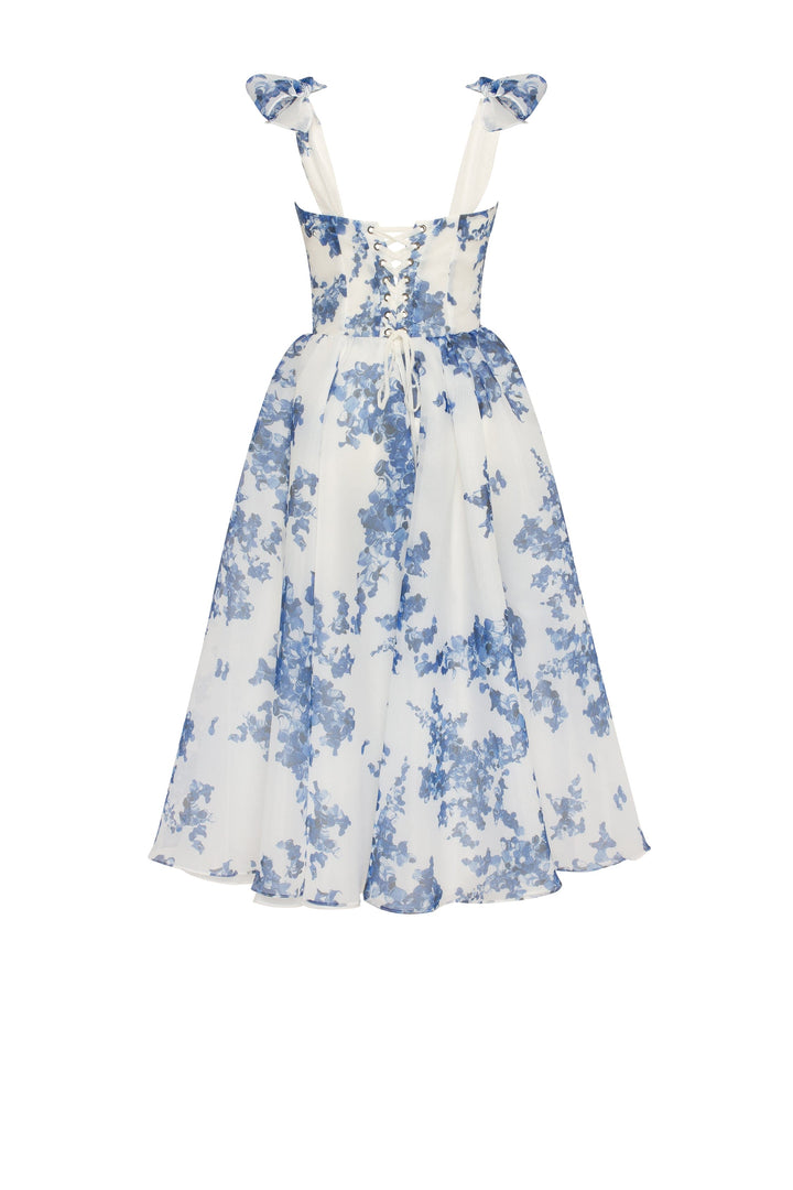 Charming blue Midi Dress