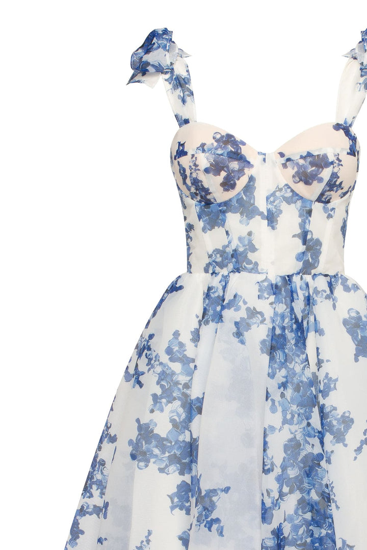 Charming blue Midi Dress