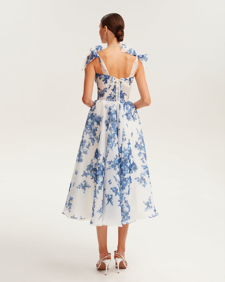 Charming blue Midi Dress