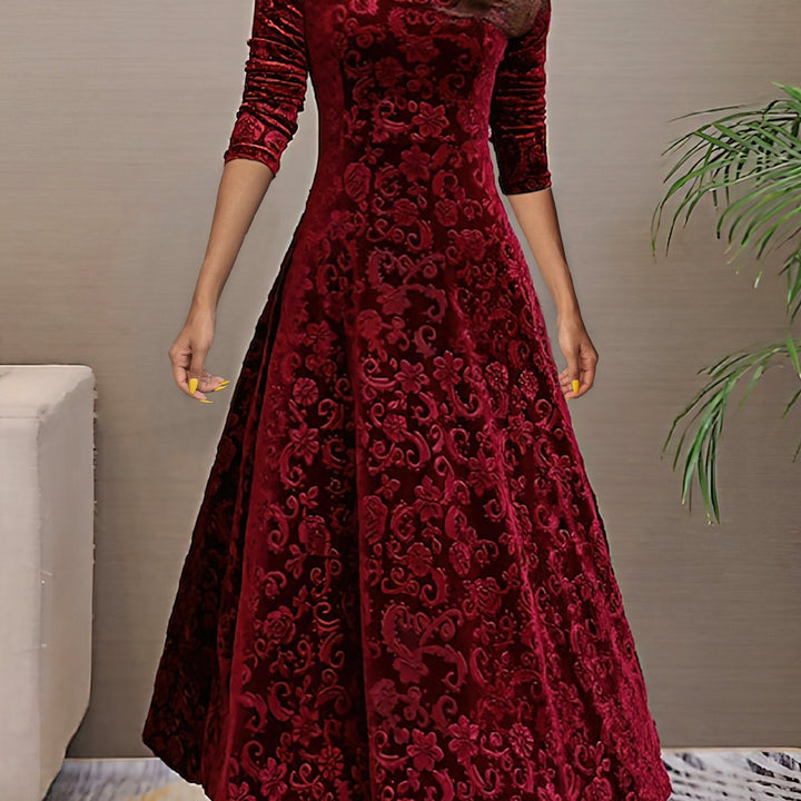 Denise | Holiday Velvet Elegance Dress